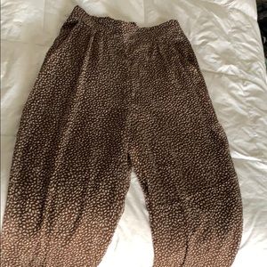 High waisted flare pants